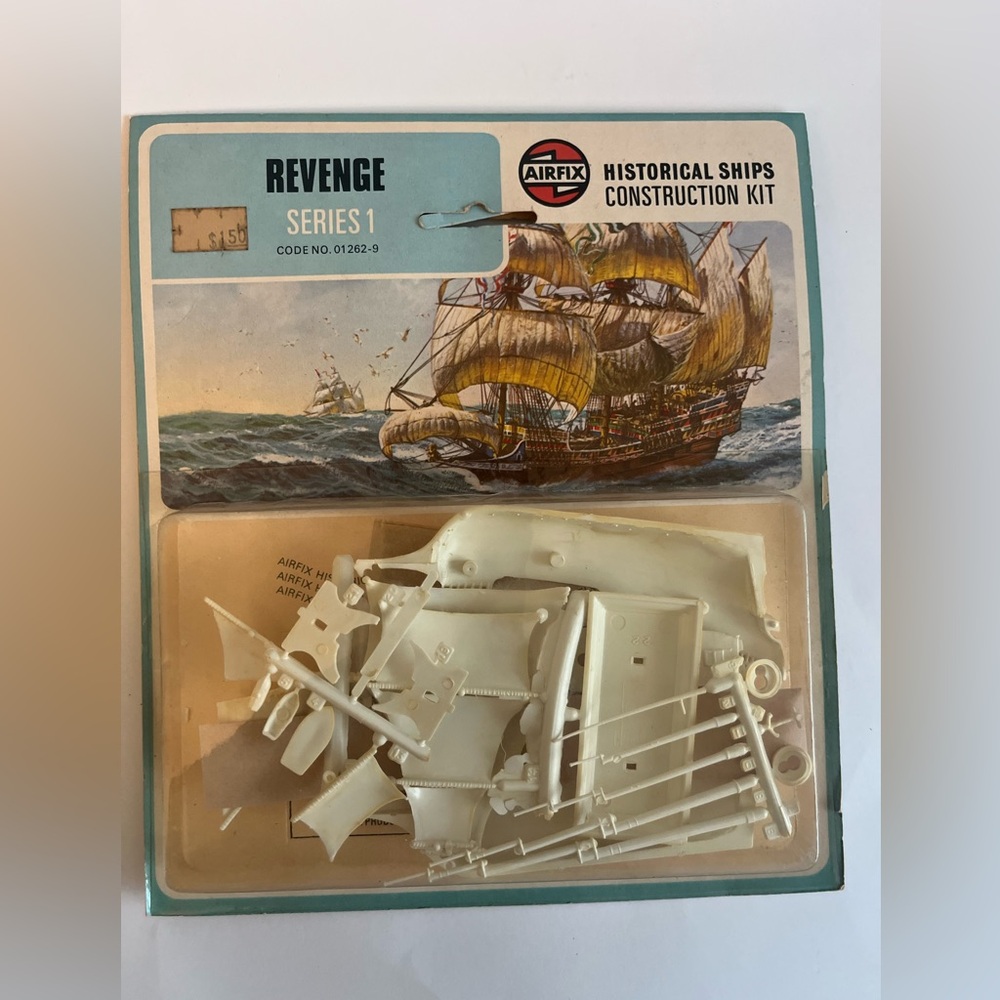 AIRFIX Historical Ship REVENGE Model Kit, #01262-9, Sealed From 1970’s - READ